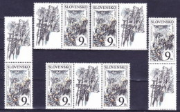 ** Slovaquie 1997 Mi 278 Zf+ZW, (MNH) - Unused Stamps