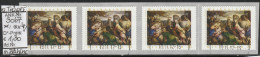16.11.2012 - SM "Weihnachten-J. Bassano-Anbetung Der Könige" - O Gestempelt A. Trägerfolie - S. Scan (3067o X4 ATf MZn) - Used Stamps