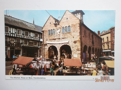 Postcard The Market Ross On Wye Herefordshire My Ref B1176 - Herefordshire
