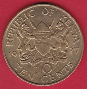Kenya - 10 Cents - 1987 - Kenia