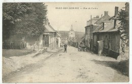 Bray Sur Somme   (80.Somme)  La Rue De Corbie - Bray Sur Somme