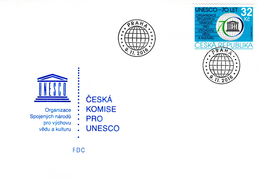 Czech Republic - 2016 - 70th Anniversary Of UNESCO - FDC (first Day Cover) - FDC