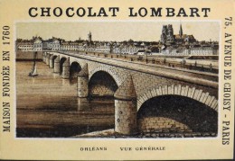 TRES BELLE CHROMO. CHOCOLAT LOMBART - ORLEANS - Vue Générale - En Parfait Etat - Lombart