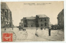 Bray Sur Somme   (80.Somme)  Ruines De L'Hôtel De La Place - Bray Sur Somme