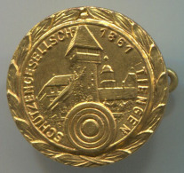 ARCHERY / SHOOTING - TIENGEN, Germany, Vintage Pin Badge, Abzeichen - Tir à L'Arc