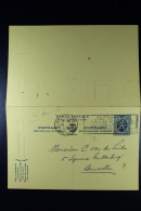 Belgium: Postcard  Mi Nr P152 Used - Briefkaarten 1909-1934
