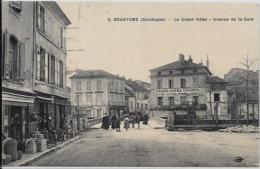 CPA Dordogne écrite Brantome Commerces - Brantome