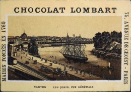 TRES BELLE CHROMO. CHOCOLAT LOMBART - LOURDES - Notre-Dame De Lourdes - En Parfait Etat - Lombart