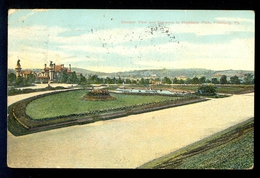 Pittsburg, General View And Entrance To Highland Park / Visible Damage / Postcard Circulated - Pittsburgh