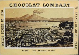 TRES BELLE CHROMO. CHOCOLAT LOMBART - NAPLES - Vue Générale , La Baie - En Parfait Etat - Lombart