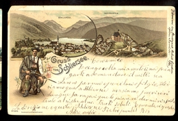 Gruss Vom Schliersee / Year 1902 / Old Postcard Circulated - Schliersee