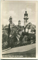 Auerbach - Drei Wahrzeichen - Foto-Ansichtskarte - Auerbach (Vogtland)