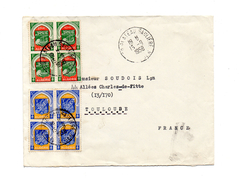 ENVELOPPE DE PLATEAU SAULIERE POUR TOULOUSE DU 15/09/1958 - Lettres & Documents