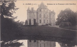 CPA -N°6 - Dept 37- CLERE - LE CHÂTEAU DE LA FRENAYE (cote Sud-Est) - Cléré-les-Pins
