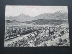 Österreich 1906 Ansichtskarte Innsbruck Blick Von Der Weherburg Nach Moritzberg B. Hildesheim - Innsbruck