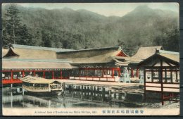 1915 Japan Itsukushima Shrine Postcard - Holland - Cartas & Documentos