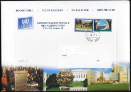 Nazioni Unite/Nations Unies/United Nations (Ginevra): Lettera, Lettre, Letter - Storia Postale