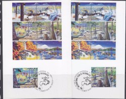 United Nations New York 2003 International Year Of Freshwater 2v 2 Maxicards (33618) - Tarjetas – Máxima