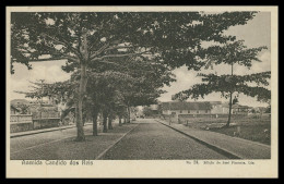 SÃO TOMÉ E PRÍNCIPE - Avenida De Candido Dos Reis ( Ed. José Pimenta Lda. Nº 24)carte Postale - Sao Tome Et Principe