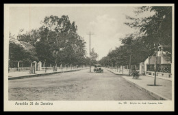 SÃO TOMÉ E PRÍNCIPE - Avenida 31 De Janeiro( Ed. José Pimenta Lda. Nº 28)carte Postale - São Tomé Und Príncipe