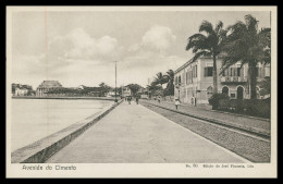 SÃO TOMÉ E PRÍNCIPE - Avenida Do Cimento( Ed. José Pimenta Lda. Nº 30)carte Postale - Sao Tome Et Principe