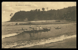 SÃO TOMÉ E PRÍNCIPE - Sahida De Pescadores (  Nº 15)carte Postale - Sao Tome Et Principe
