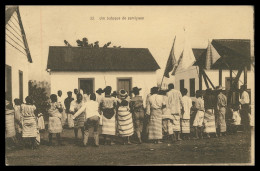 SÃO TOMÉ E PRÍNCIPE - Um Batuque De Serviços  (  Nº 35)carte Postale - Sao Tome And Principe