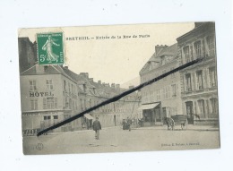 CPA  -  Breteuil  -  Entrée De La Rue De Paris - Breteuil