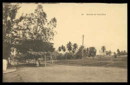 SÃO TOMÉ E PRÍNCIPE - Avenida Da Republica (  Nº 43)carte Postale - São Tomé Und Príncipe