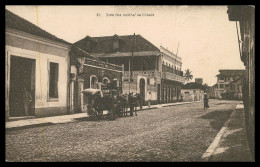 SÃO TOMÉ E PRÍNCIPE - Uma Rua Central Na Cidade ( Ed. José Pimenta Lda. Nº 45)carte Postale - São Tomé Und Príncipe