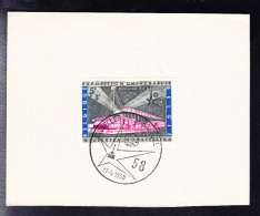 BELGIQUE COB 1052 SUR DOCUMENT OBLITERE DE L'EXPO 58. (6AL505) - 1958 – Bruxelles (Belgique)