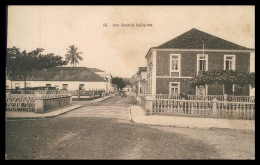 SÃO TOMÉ E PRÍNCIPE -Rua General Calheiros  (Ed. José Pimenta Lda.  Nº 56)carte Postale - Sao Tome And Principe