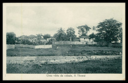 SÃO TOMÉ E PRÍNCIPE - Uma Vista Da Cidade Carte Postale - Sao Tome Et Principe