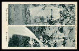 SÃO TOMÉ E PRÍNCIPE - COSTUMES - Typo D'um Tonga - Uma Cascata( Ed. José Teixeira Barboza) Carte Postale - Sao Tome Et Principe