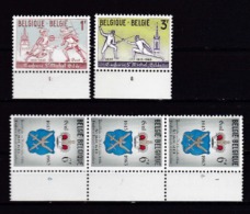 Belgie Plaatnummer COB** 1246-1248.1 - 1961-1970