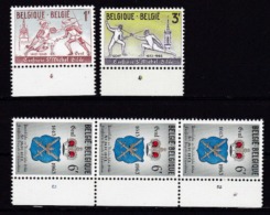 Belgie Plaatnummer COB** 1246-1248.4 - 1961-1970