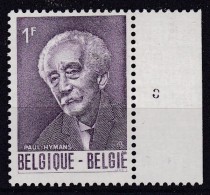 Belgie Plaatnummer COB** 1321.3 - 1961-1970
