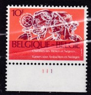 Belgie Plaatnummer COB** 1939.1 - 1971-1980