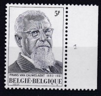 Belgie Plaatnummer COB** 1965.1 - 1971-1980