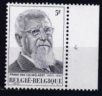Belgie Plaatnummer COB** 1965.4 - 1971-1980