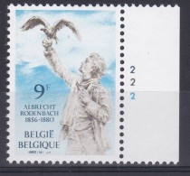 Belgie Plaatnummer COB** 1993.2 - 1971-1980