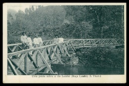 SÃO TOMÉ E PRÍNCIPE- Uma Ponte Sobre O Rio Lemba ( Ed. José Teixeira Barboza) Carte Postale - Sao Tome And Principe