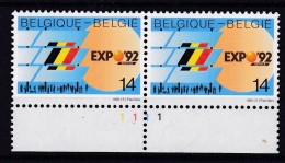 Belgie Plaatnummer COB** 2448.1 - 1991-2000