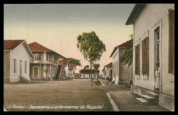 SÃO TOMÉ E PRÍNCIPE - Secretaria E Enfermarias Do Hospital  (Ed. Auspicio Menezes Nº T 793) Carte Postale - Santo Tomé Y Príncipe