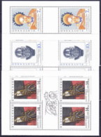 ** Slovaquie 1996 Mi 263-4+268 Klb., (MNH) - Blocchi & Foglietti