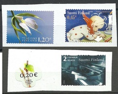 FINLAND FINNLAND 4 Mint Stamps On Cover Out Cut - Nuevos