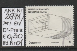 1.5.2011- SkFM/DM-Erg.Wert "Kunsthäuser-Museum Liaunig" - O Gestempelt - Siehe Scan (2971o 01) - Usados