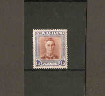 NEW ZEALAND 1947 - 1952 1s 3d SG 687aw WATERMARK SIDEWAYS INVERTED MOUNTED MINT Cat £22 - Ungebraucht