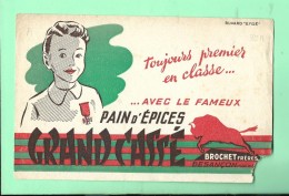 BUVARD: 21 X 13,5, Pain D´Epices " Grand-Cassé " - Pain D'épices