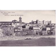 GDLJRTP6751-LFTD11712.Tarjeta Postal DE GUADALAJARA.Casas,edificios.IGLESIA.CASTILLO Y BARRIO DE SANTA MARIA En SIGÜENZA - Guadalajara